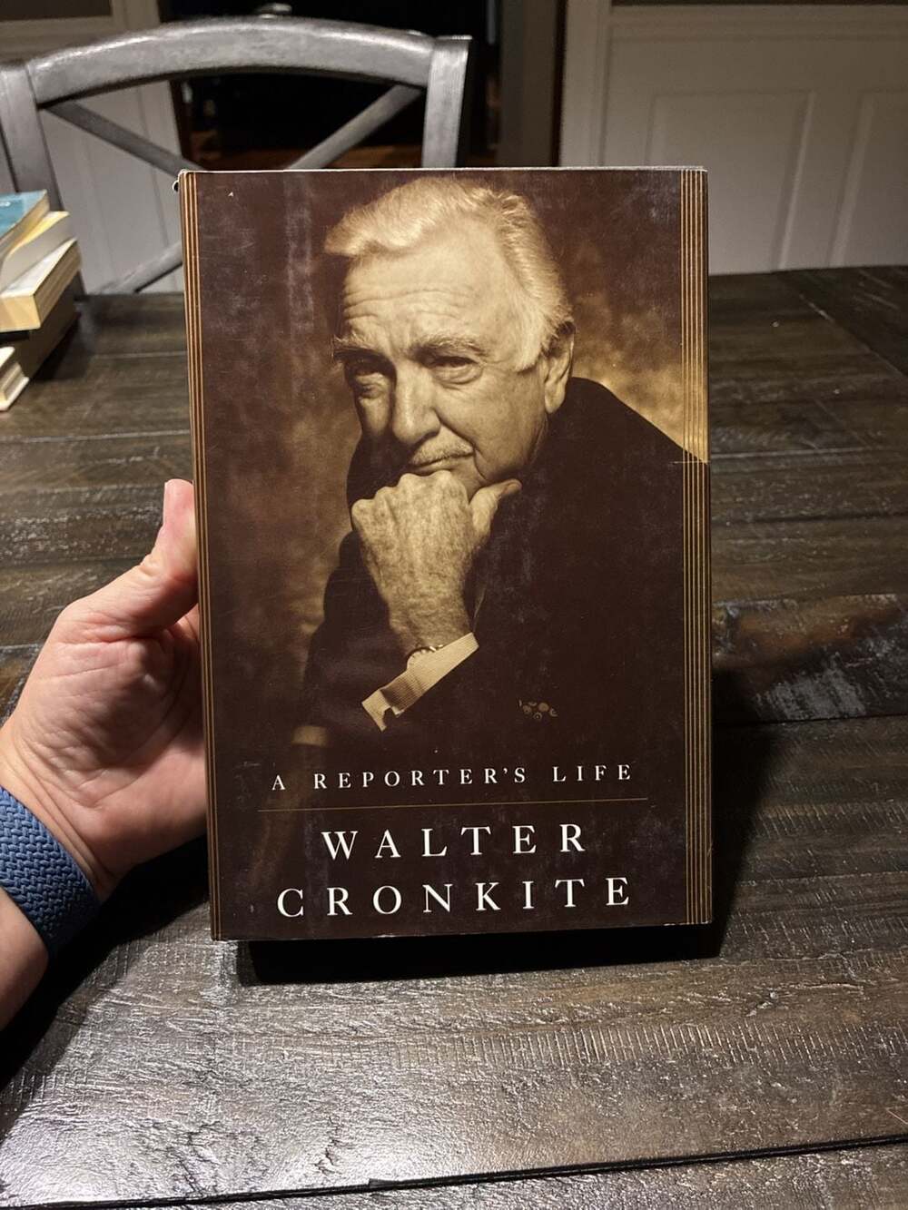 A Reporter's Life by Walter Cronkite Hardcover Biography Book